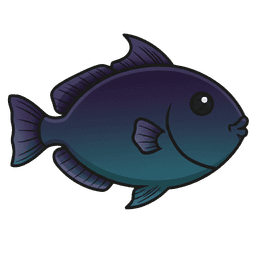 Triggerfishh menu bar icon in dark mode — always listening for your voice commands